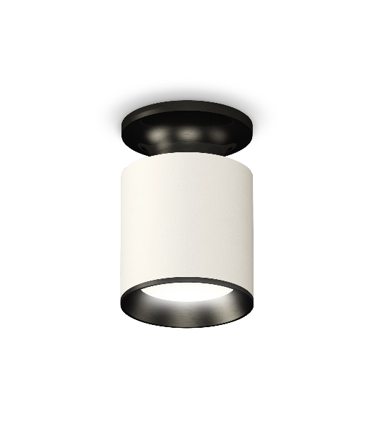 Светильник Ambrella Light XS6301120 SWH/PBK белый песок/черный полированный MR16 GU5.3 (N6902, C6301, N6103)