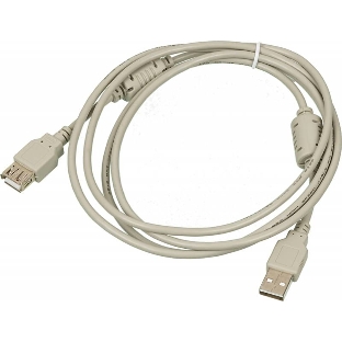 Кабель-удлинитель USB2.0 USB2.0-AM-AF-1.8M-MG USB A (m)/USB A (f) 1.8м феррит.кольца