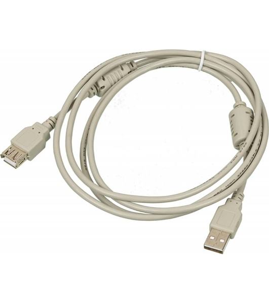 Кабель-удлинитель USB2.0 USB2.0-AM-AF-1.8M-MG USB A (m)/USB A (f) 1.8м феррит.кольца