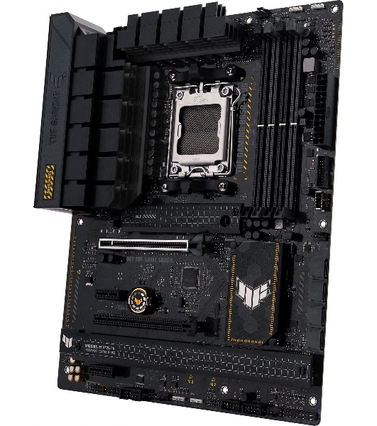 Материнская плата ASUS TUF GAMING B650-PLUS, AM5, AMD B650, 4xDDR5, 4xSATA, 3xM.2, 1xPCI-E 4.0 x16, 1xPCI-E 4.0 x4, 2xPCI-E x1, 1xHDMI, 1xDP, 1x 2.5Gb LAN, 2xUSB-A 3.2 Gen 2, 1xUSB-A 3.2 Gen 2x2, 1xUSB-C 3.2 Gen 2, 5x3.5 мм, 7.1, ATX