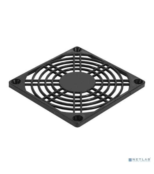 Решетка для вентилятора 80x80 ExeGate EG-080PSB (80x80 мм, пластиковая, квадратная, черная)