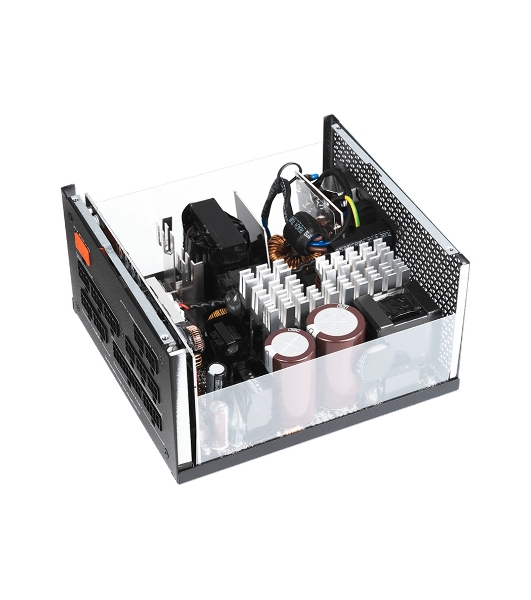 Блок питания PCCooler P5-YS1000-G1F, 1000Вт, 80 PLUS Gold, 135мм, модульный, черный