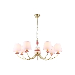 Люстра Ambrella light LH75025/7 GD/PI золото/розовый E14/7 max 40W D890*800, фото8