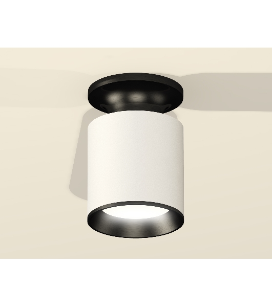 Светильник Ambrella Light XS6301120 SWH/PBK белый песок/черный полированный MR16 GU5.3 (N6902, C6301, N6103)
