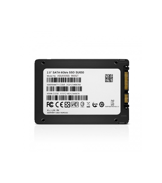 Накопитель SSD ADATA SU650, 960Gb, SATA III, 2.5', R/W 520/450
