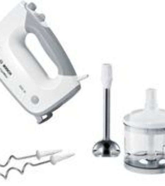 Миксер ручной Bosch MFQ36480 450Вт белый/серый