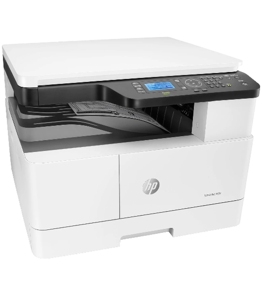 МФУ лазерное HP LaserJet MFP M438n (8AF43A), A3, ч/б, печ. до 22 стр/мин. (А4) до 12 стр/мин. (А3), 1200 x 1200 dpi (печать), 600x600dpi (скан.), USB, RJ-45