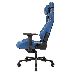 Кресло игровое Knight Craft Dragon синий эко.кожа крестов. металл, фото24