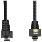 Патч-корд Vention прямой UTP cat.6a, RJ45 угол 90 - 1м. черный, фото2