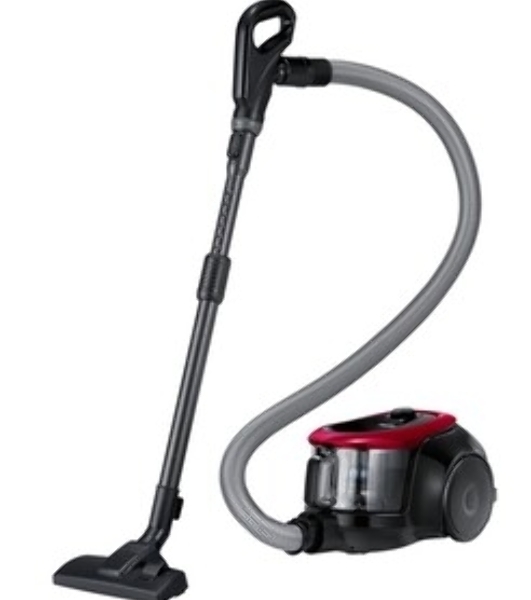 Пылесос Samsung VC18M21C0VR/EV красный/черный, 380/1800 Вт, уборка сухая, пылесборник контейнер 1.5 л