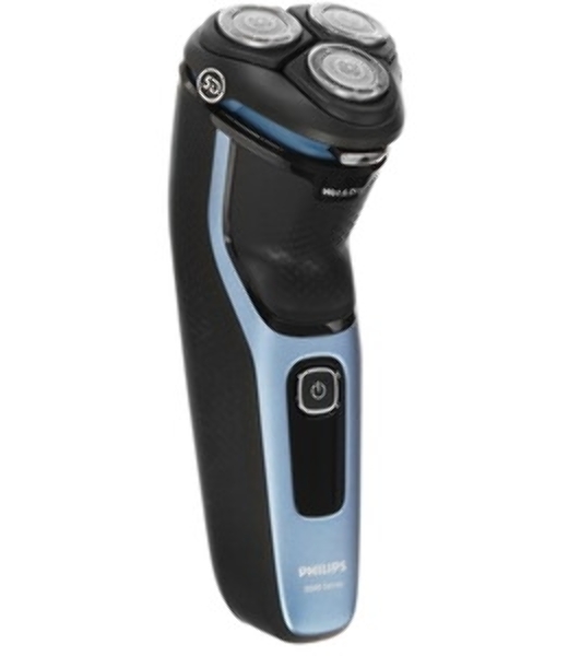 Электробритва Philips S3243/12 черный/голубой