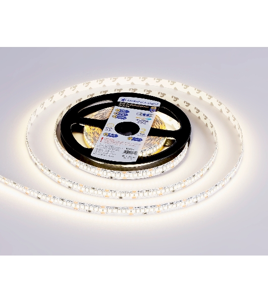 Светодиодная лента Ambrella light GS3302 2835 240Led/ 18W m/ 24V IP20 4500K/ 5000*10*1.2mm (2 конт.)