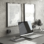 Розетка с заземлением, шторками и USB тип A+C Gallant (графит рифленый), фото3