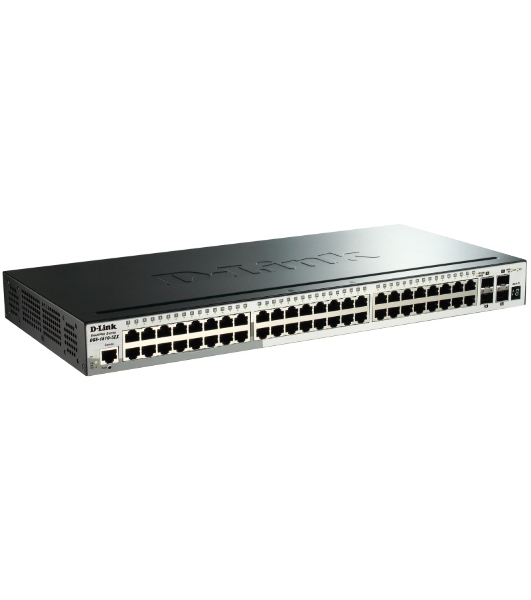Коммутатор D-Link DGS-1510-52X/A2A, 48×1 Гбит/с + 4×10 Гбит/с SFP+, управляемый