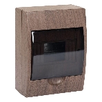 Щит ЩРН-П-6 IP41 темное дерево PROxima EKF pb40-n-6-dark, фото 1
