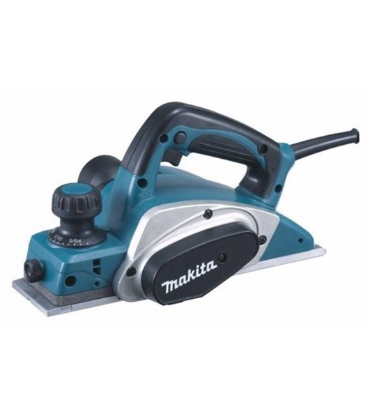 Рубанок Makita KP0800X1 Рубанок,620Вт,17000об\м,ширина-82мм,глуб-2.5мм,2.6кг,кор, набор ножей D-07945