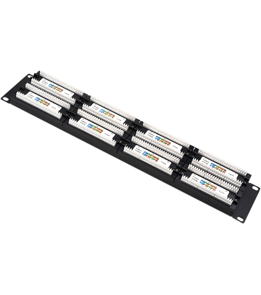 Патч-панель 19' ATCOM AT4852 48XRJ45 UTP 2U cat.5е