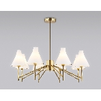 Люстра Ambrella light LH57135/8 BS/FR латунь/белый матовый E14/8 max 40W D800*650, фото5