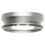 Насадка для корпуса светильника N8907 MCH хром матовый D85*H30mm Out25mm GX53, фото 1