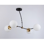 Светитльник Ambrella Light TR2544/4 BK/SB черный/бронза E27/4 max 60W 700*450*450, фото 1