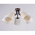 Светильник Ambrella light TR4733/5 BK/LWD черный/светлое дерево E27/5 max 40W D610*270, фото 1