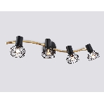 Светильник Ambrella light TR8658/4 BK/GD черный/золото E14/4 max 60W 750*100*185, фото5