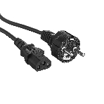 Кабель питания ExeGate Power PC-5P (Евровилка Schuko->С13) VDE-250V-3*1.0-CU, 10A, черный, 5м, фото 1