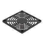 Решетка для вентилятора 80x80 ExeGate EG-080PSB (80x80 мм, пластиковая, квадратная, черная), фото 1