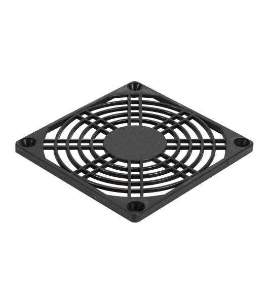 Решетка для вентилятора 80x80 ExeGate EG-080PSB (80x80 мм, пластиковая, квадратная, черная)