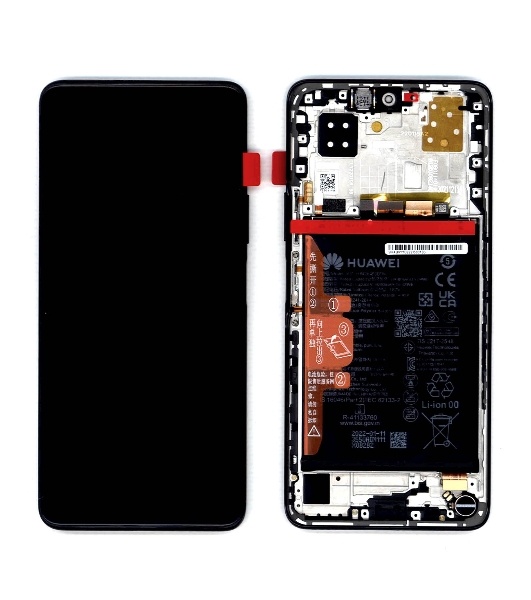 Дисплей для Huawei Nova 9 SE в сборе с тачскрином, панелью и аккумулятором (SP 02354UVY), черный