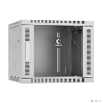 Шкаф телекоммуникационный настенный Cabeus SH-05F-9U60/60 19' 9U 600x600x501 мм (ШхГхВ) дверь стекло, фото4