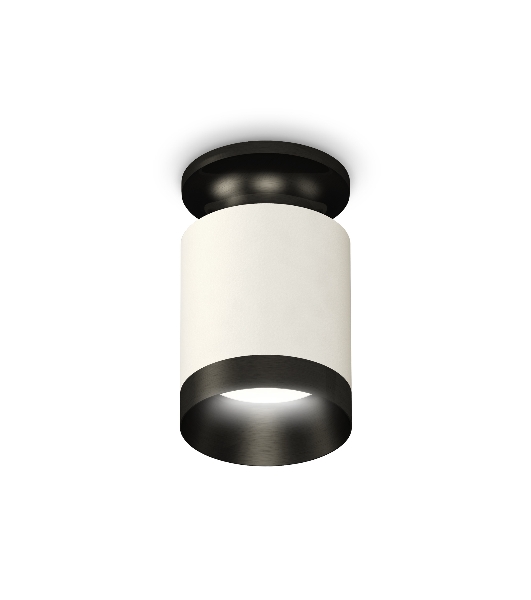 Светильник Ambrella Light XS6301121 SWH/PBK белый песок/черный полированный MR16 GU5.3 (N6902, C6301, N6131)