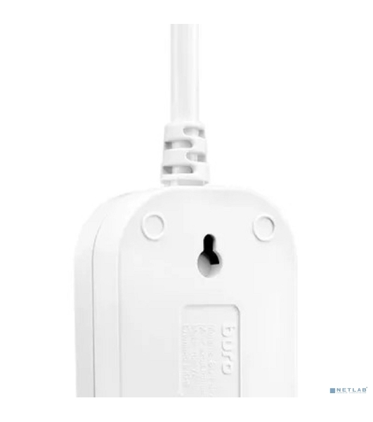 Сетевой удлинитель Buro BU-PSL2.3/W 3 м (2 розетки) белый (пакет ПЭ)