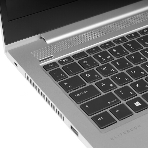 Клавиатура для ноутбука HP Elitebook 840 G5 черная с серебристой рамкой и подсветкой, фото16