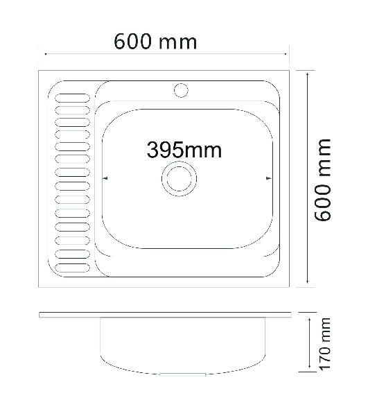 Кухонная мойка MG6-6060R
