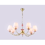 Люстра Ambrella light LH75025/7 GD/PI золото/розовый E14/7 max 40W D890*800, фото5