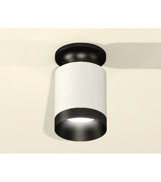 Светильник Ambrella Light XS6301121 SWH/PBK белый песок/черный полированный MR16 GU5.3 (N6902, C6301, N6131)