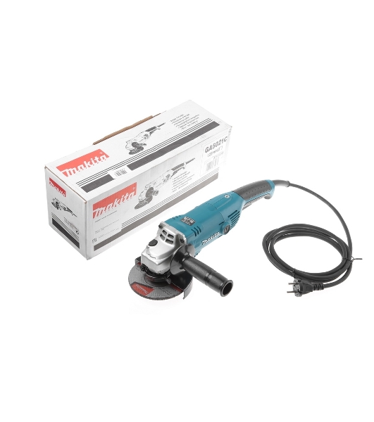 Угловая шлифовальная машина Makita GA5021C УШМ,ф125мм,1450Вт,10000об\м,2.4кг,кор,электронная стабилизация