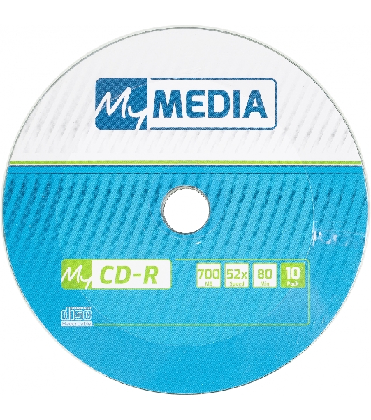 Диск CD-R MyMedia 700Mb 52x pack wrap (10шт) (69204)