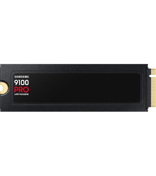 Накопитель SSD 1Tb Samsung 9100 PRO, M.2, PCI-E 5.0 x4, TLC 3D NAND R/W - 14800/13400 Mb/s с радиатором