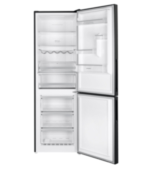 Холодильник Maunfeld MFF185NFB Inverter черный двухкамерный инвертор 240/100л морозилка снизу, No Frost
