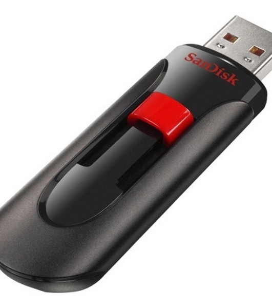Флешка USB Sandisk 64Gb Cruzer Glide SDCZ60-064G-B35 USB 2.0 черный/красный