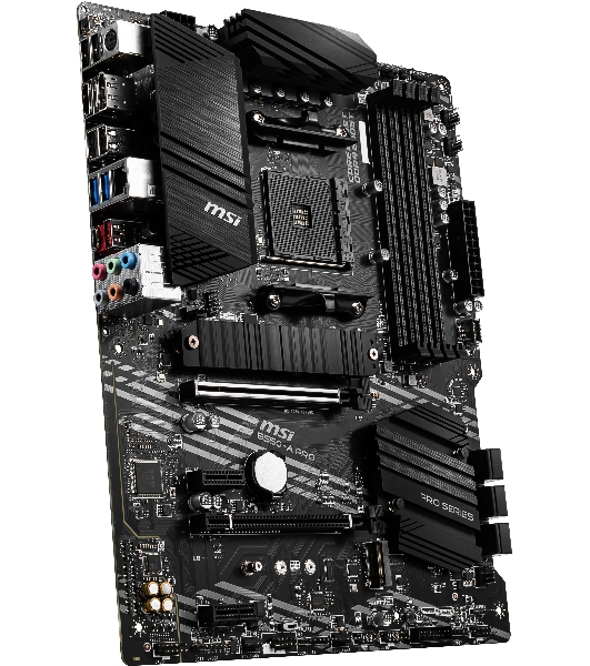 Материнская плата MSI B550-A PRO, AM4, AMD B550, 4xDDR4, 6xSATA, 2xM.2, 1xPCI-E 4.0 x16, 1xPCI-E 3.0 x16, 2xPCI-E x1, 1xHDMI, 1xDP, 1x 1Gb LAN, 4xUSB-A 2.0, 2xUSB-A 3.2 Gen 1, 1xUSB-A 3.2 Gen 2, 1xUSB-C 3.2 Gen 2, 6x3.5 мм, 7.1, ATX
