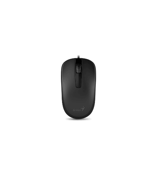 Мышь проводная Genius DX-120 черный, 1000 dpi, USB, кнопки - 3