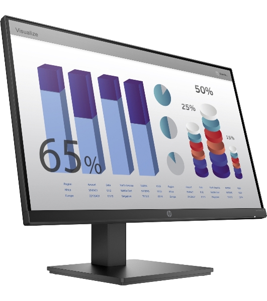Монитор 23.8' HP P24q G4 IPS 2560x1440, 60 Гц, 5 мс, 16:9, 250 кд/м2, 1xHDMI, 1xVGA, черный.