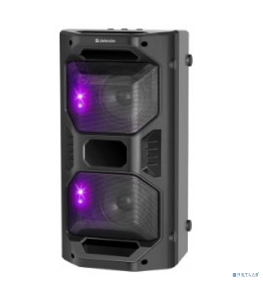 Портативная акустика Defender Rage 50 Вт Light/BT/FM/USB/LED/TWS черный