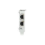 Сетевая карта QNAP QXG-10G2T Dual-port BASET 10GbE network expansion card; low-profile form factor; PCIe Gen3 x4, фото 1