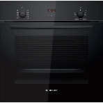 Духовой шкаф электрический Bosch HBF512BB1T Serie 2, духовой шкаф, черный, класс энергоэффективности А, 7 режимов, 3-х слойное остекление, LED-дисплей, утапливаемые переключатели, галогенное освещение, проволочные направляющие, сделано в Турции,, фото4