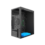 Компьютерный корпус с блоком питания 450Вт. Case Forza mATX, 450W, 2xUSB 2.0, Black, w/o FAN, 8 см fan PSU, power cord, фото5