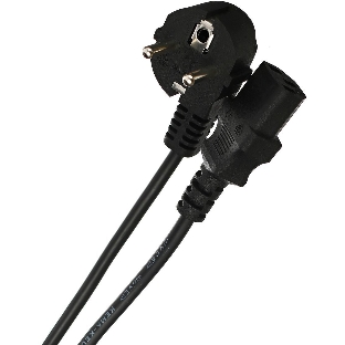 Кабель компьютер-розетка 220V (EURO) VDE 3G0,75мм2 VCOM CE021-CU 1,8 м